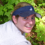 Lindsay Hirt in the forest