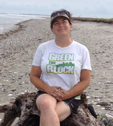 Christina Trapani on Fisherman Island, VA