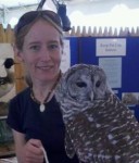 Corrie with a Barred Owl