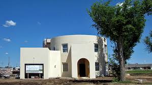 An eco-home in Greensburg that is also tornado-resistant.