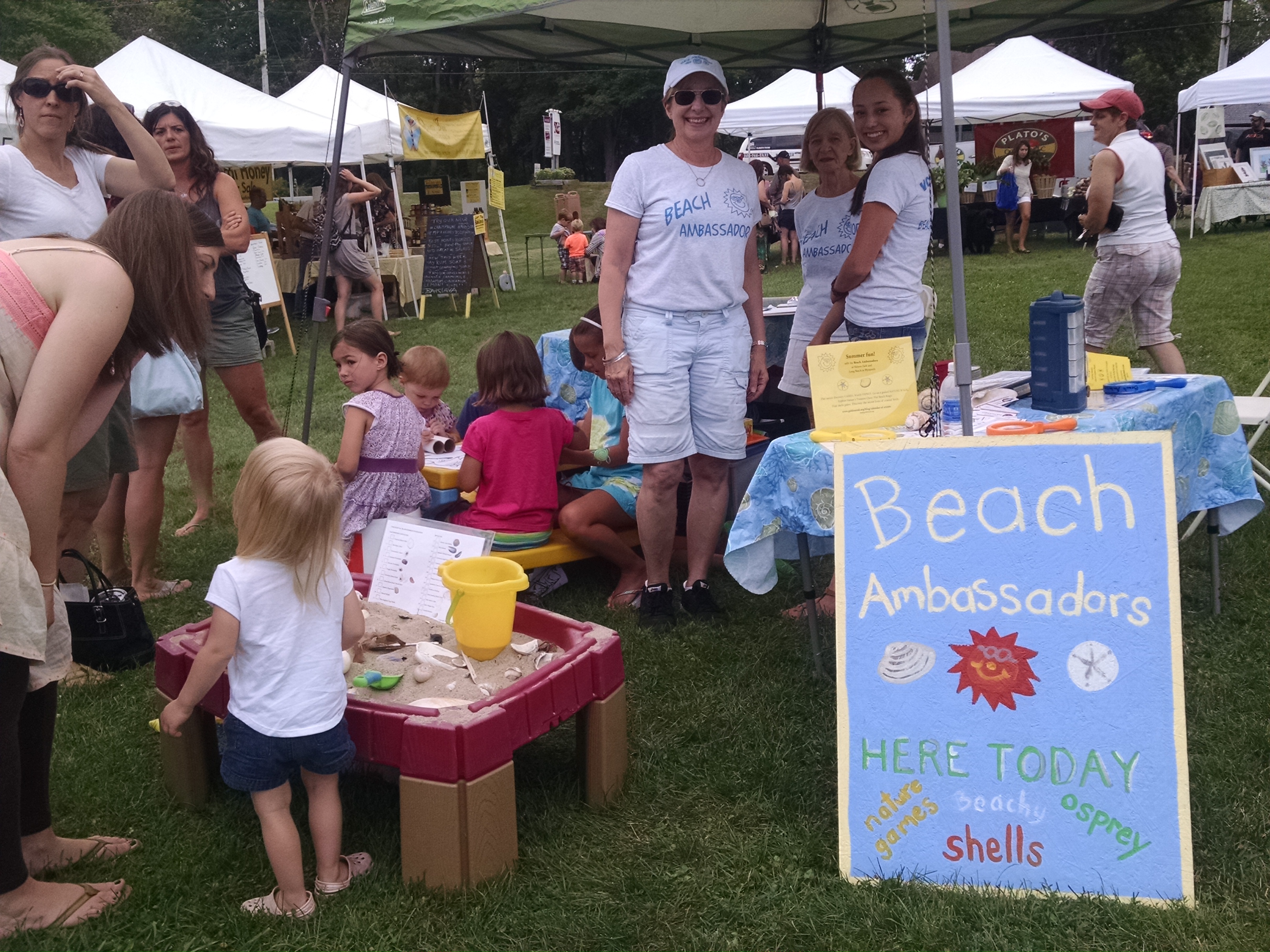 Our booth was popular at wildlife festivals